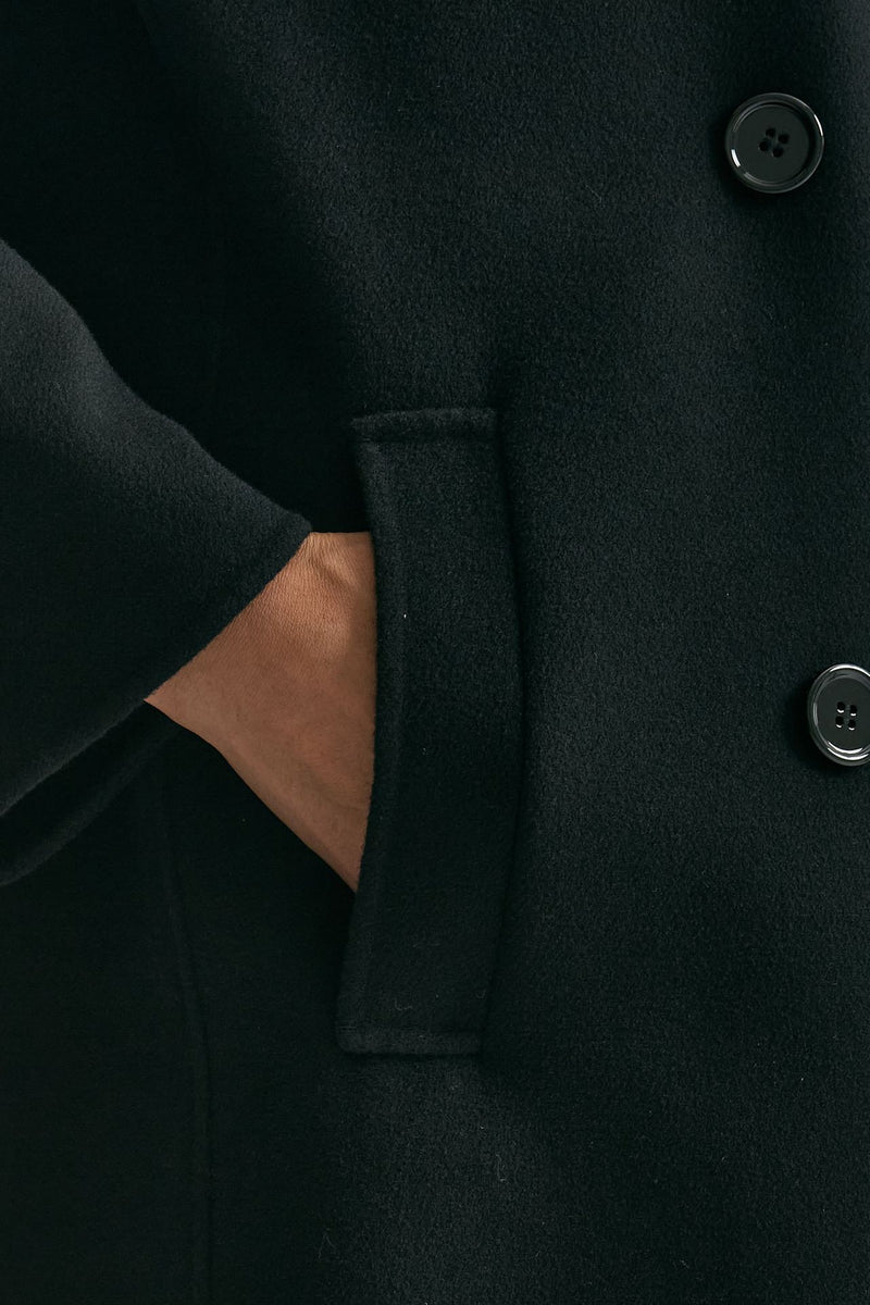 Cappotto dopiopetto RIBES nero donna Max mara s - 8