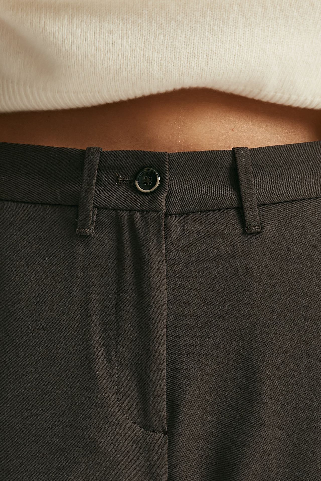 pantalone palazzo karen marrone donna Nine in the morning - 5