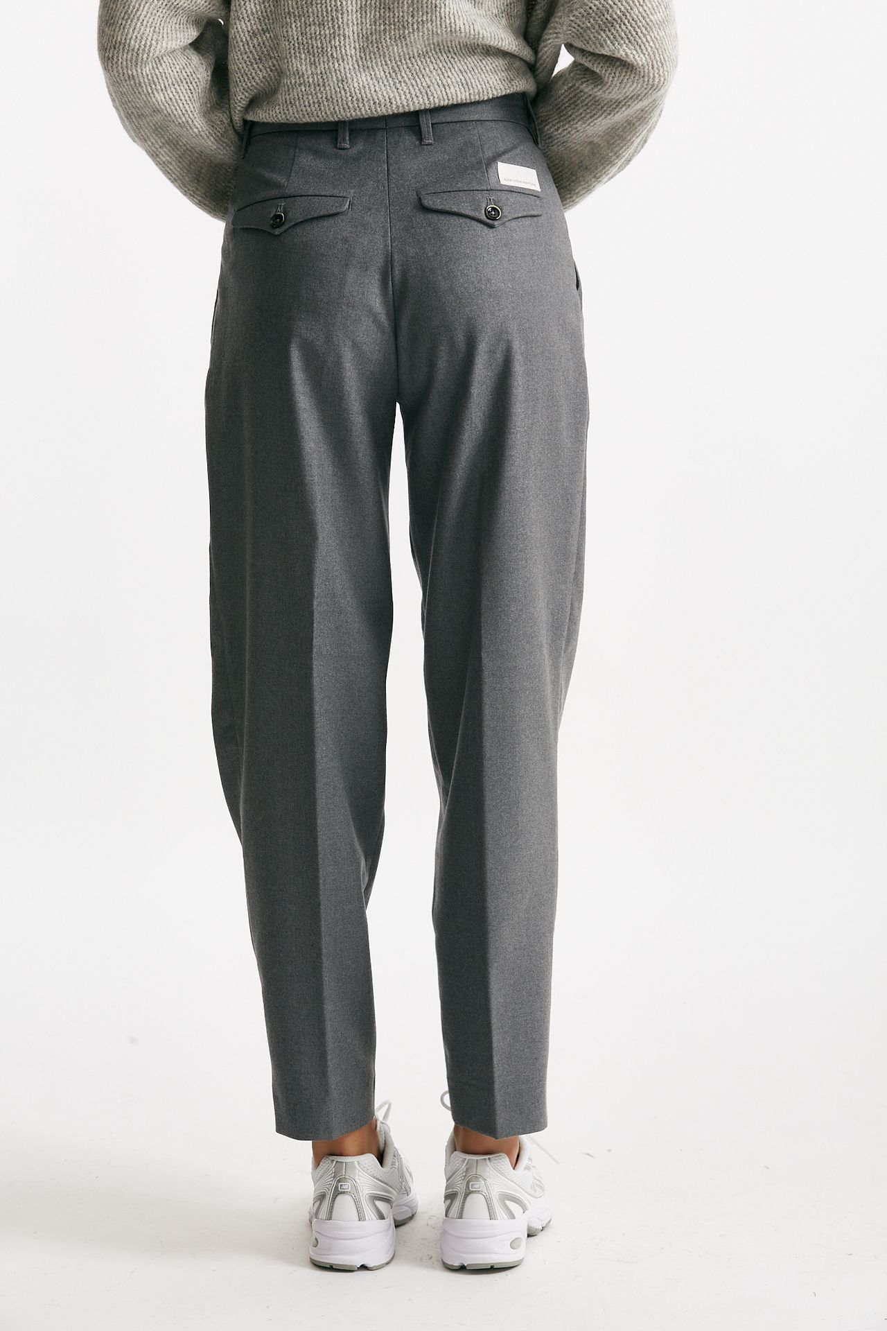 pantalone pinces janis in lana elasticizzato donna Nine in the morning - 4