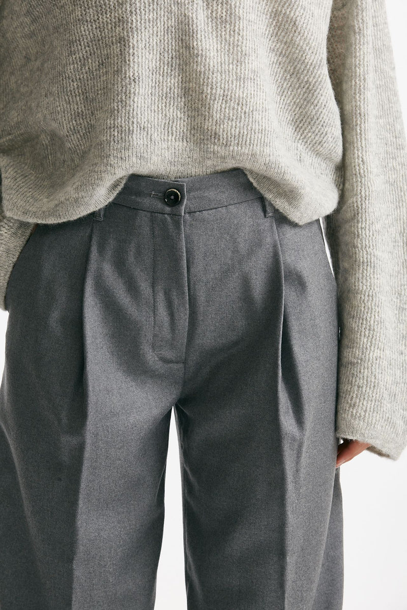 pantalone pinces janis in lana elasticizzato donna Nine in the morning - 5