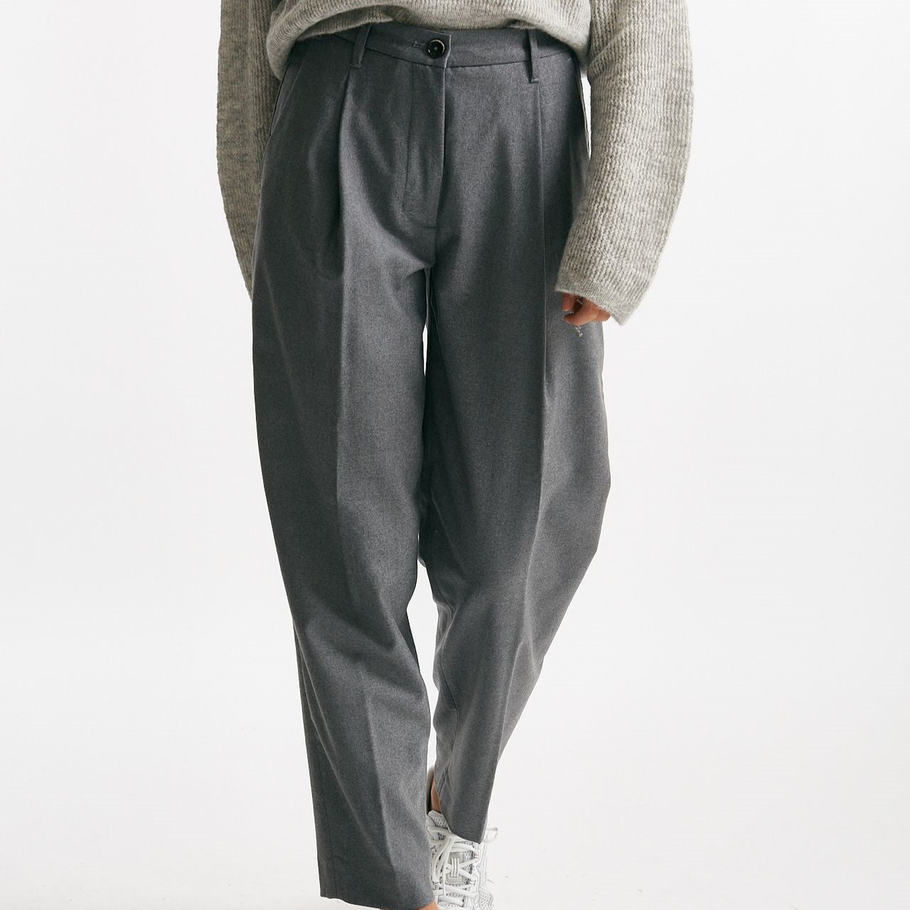 pantalone pinces janis in lana elasticizzato donna Nine in the morning - 8