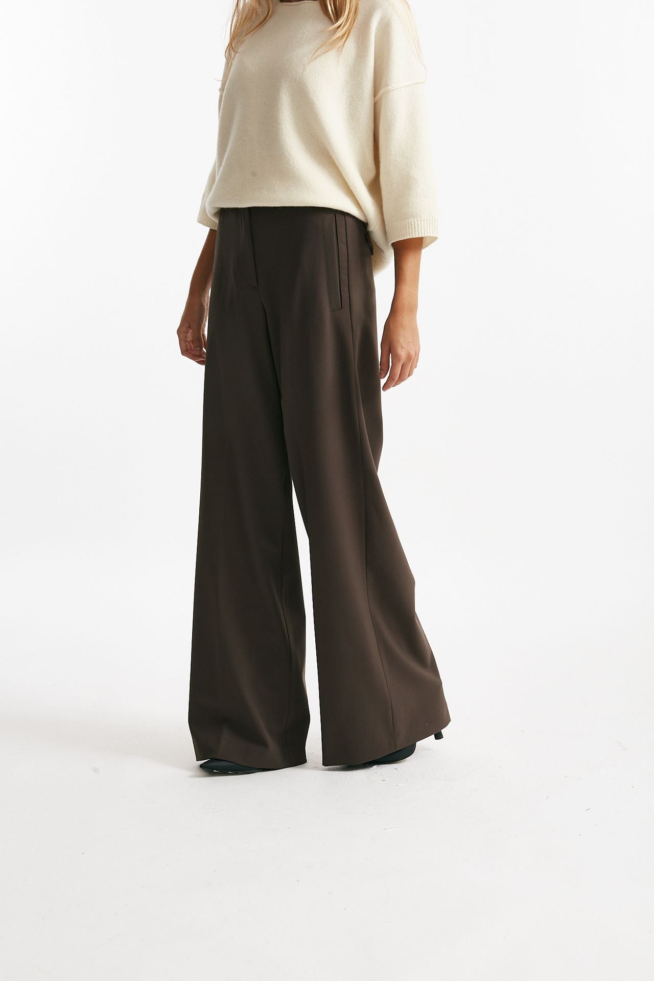 Pantalone palazzo ASTRID testa moro donna Nine in the morning - 2