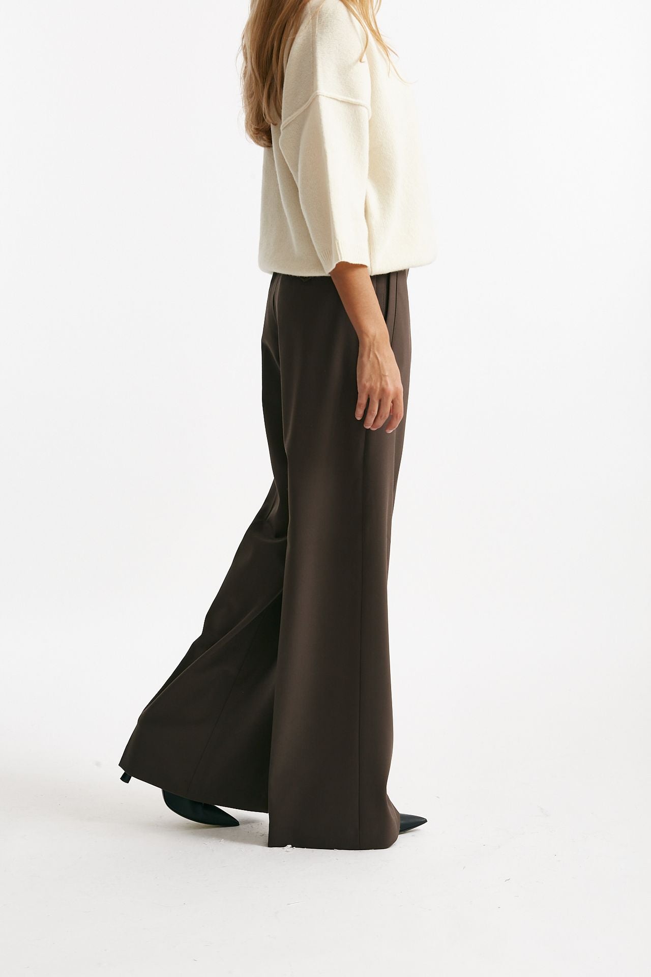 Pantalone palazzo ASTRID testa moro donna Nine in the morning - 4