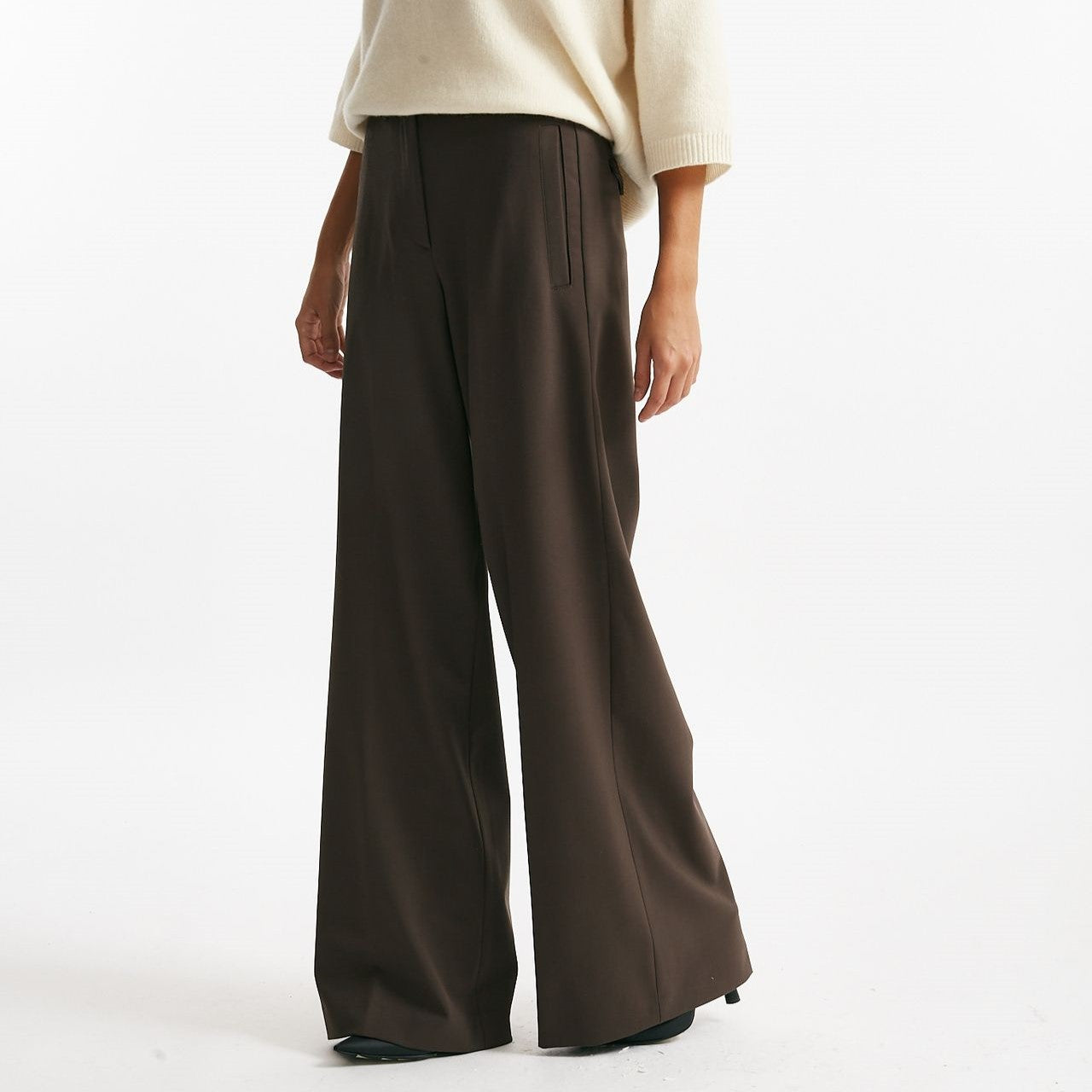 Pantalone palazzo ASTRID testa moro donna Nine in the morning - 8