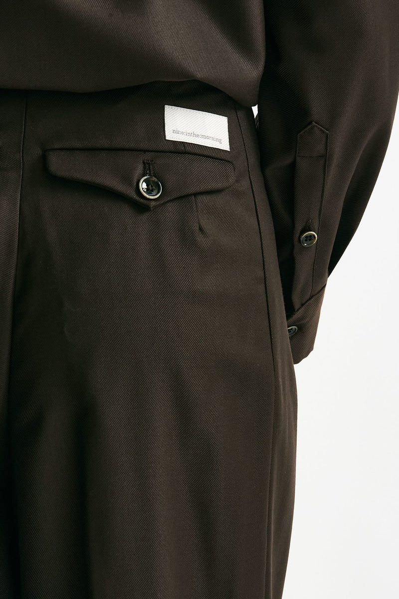 Pantalone ampio PETRA marrone donna Nine in the morning - 6