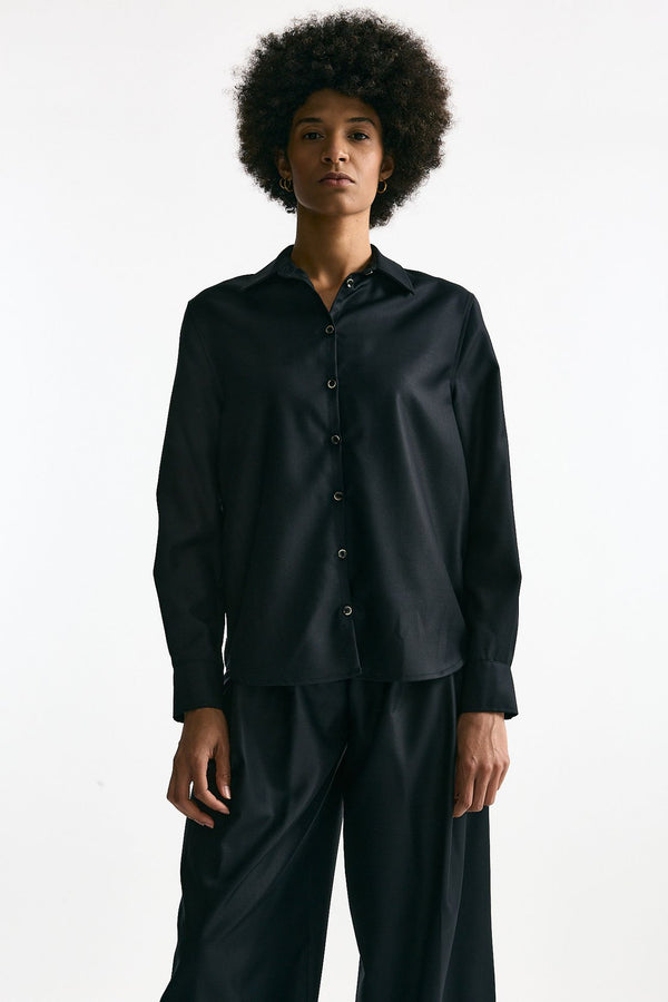 Camicia over blu donna Nine in the morning