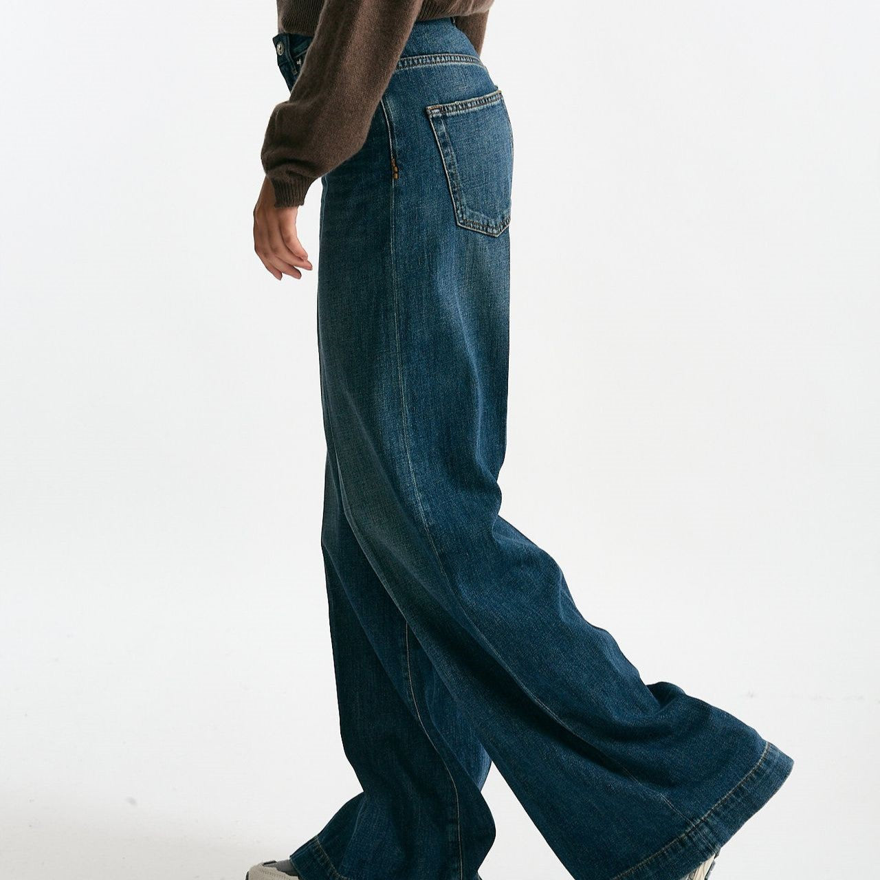 Jeans palazzo NADIA Lavaggio medio donna Nine in the morning - 7