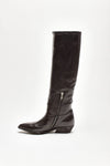 stivali pull on noelie dd104 in pelle nera donna Officine creative - 4