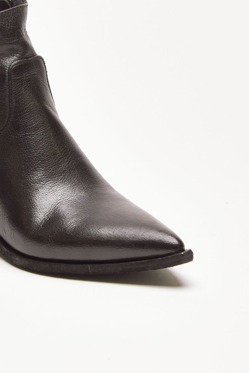 stivaletti noelie dd102 in pelle nera donna Officine creative - 5