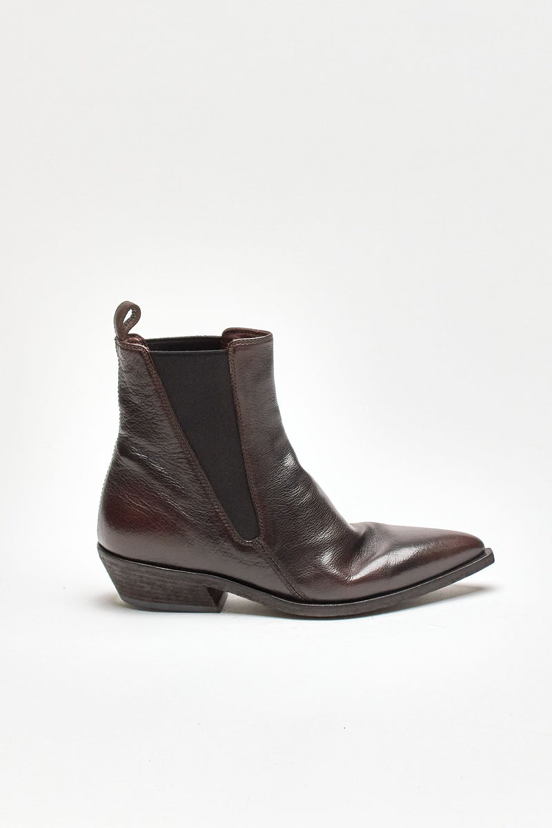 stivaletti noelie dd101 in pelle ebano donna Officine creative - 1