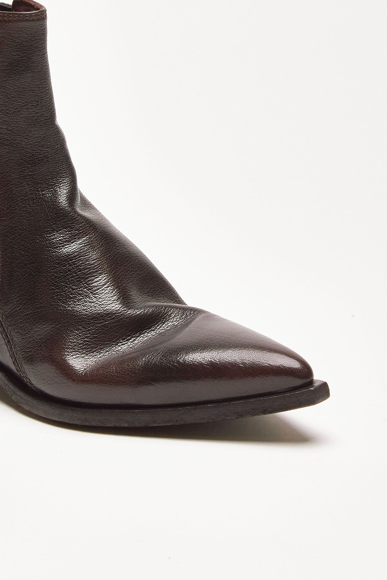 stivaletti noelie dd101 in pelle ebano donna Officine creative - 5