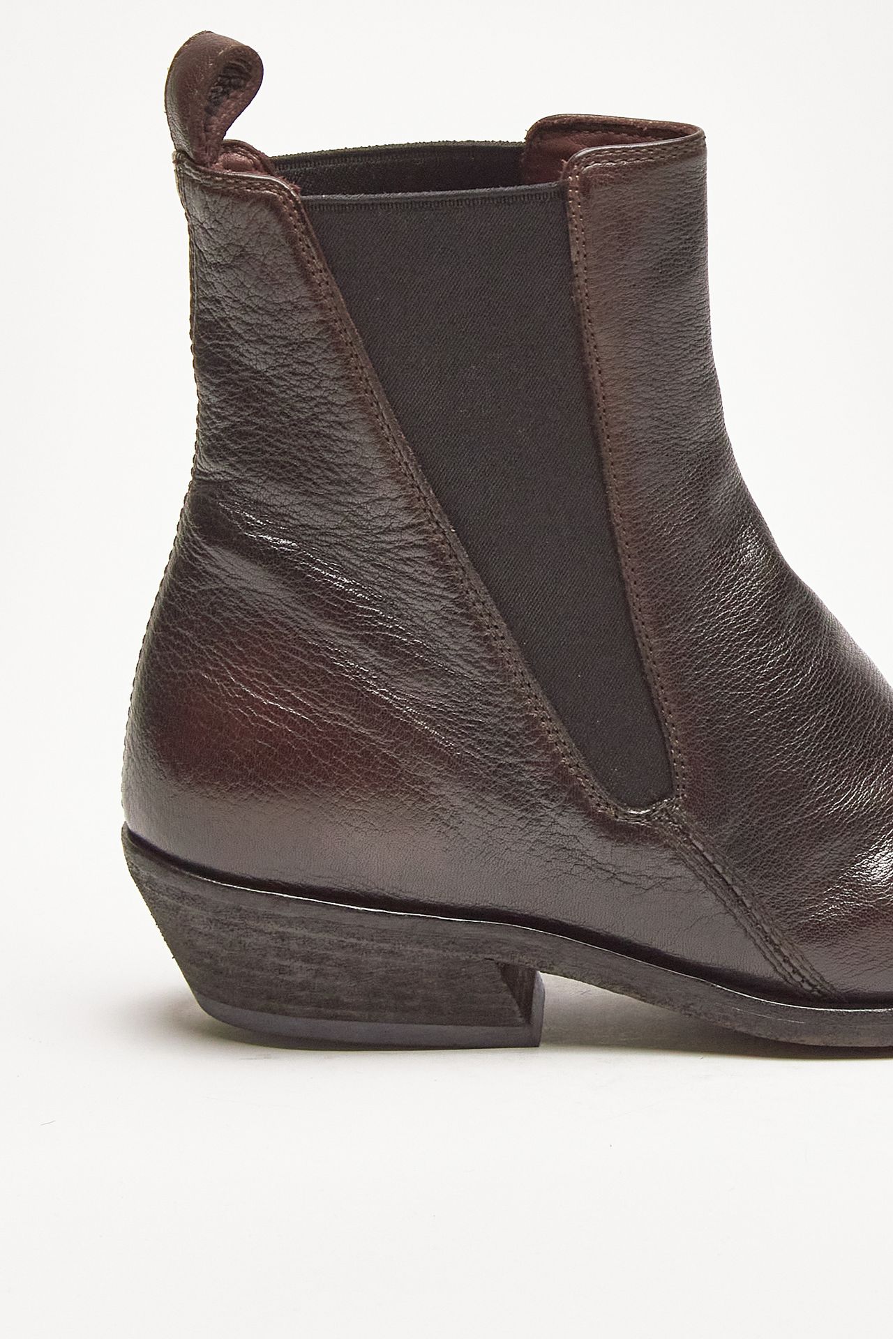 stivaletti noelie dd101 in pelle ebano donna Officine creative - 7