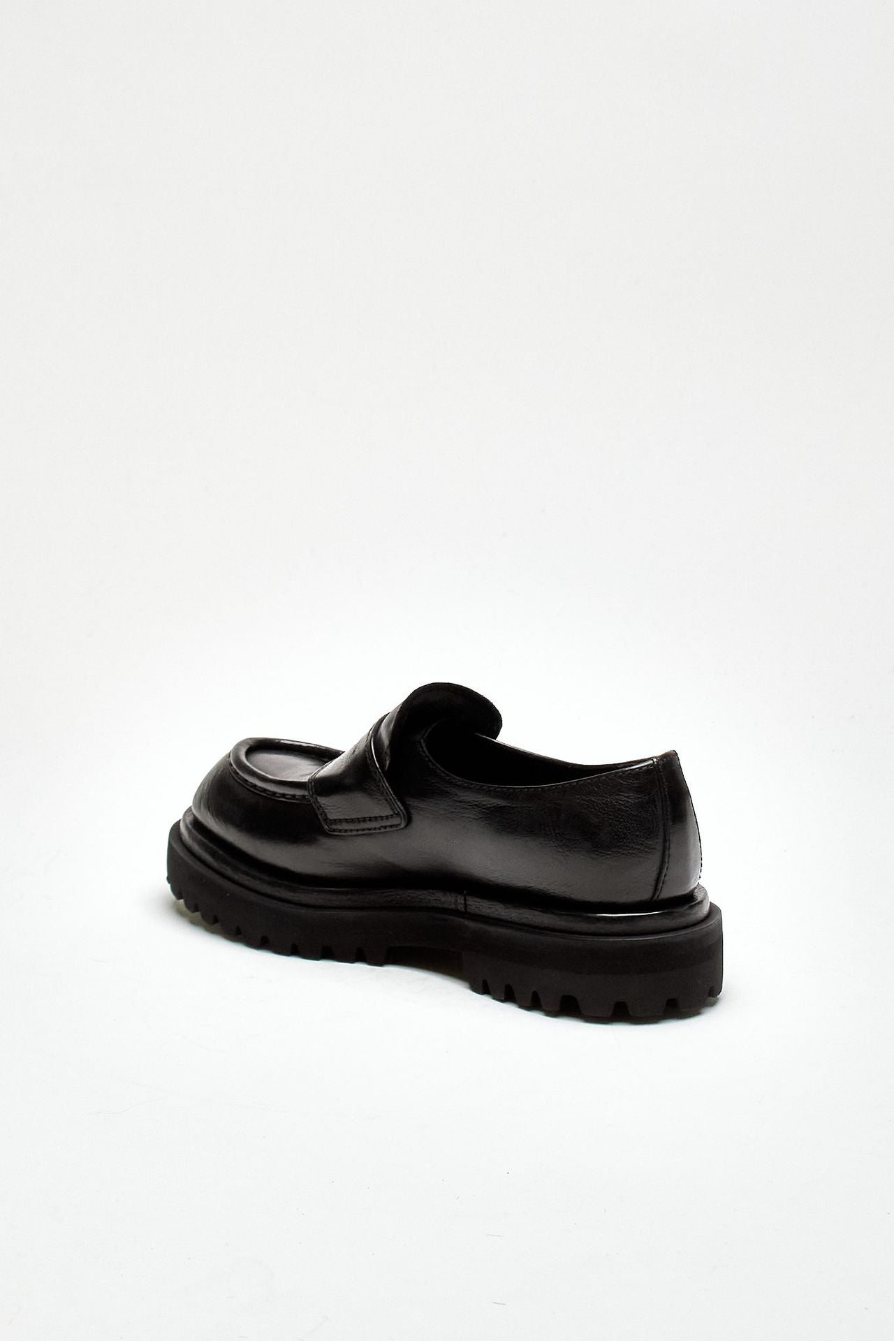 Mocassini WISAL DD/101 in pelle lavata nero donna Officine creative - 3