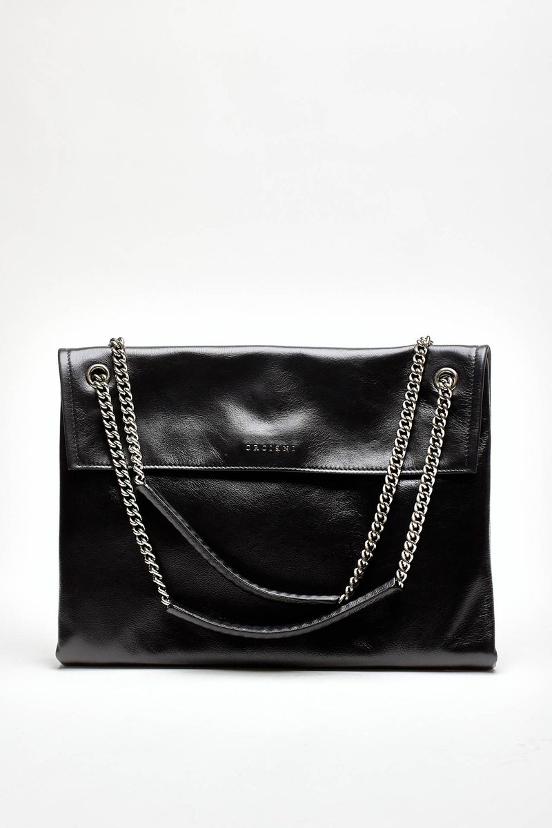 borsa venus soft gotham a spalla in pelle martellata sella donna Orciani - 1