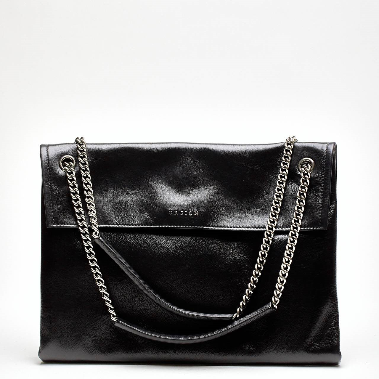 borsa venus soft gotham a spalla in pelle martellata sella donna Orciani - 7