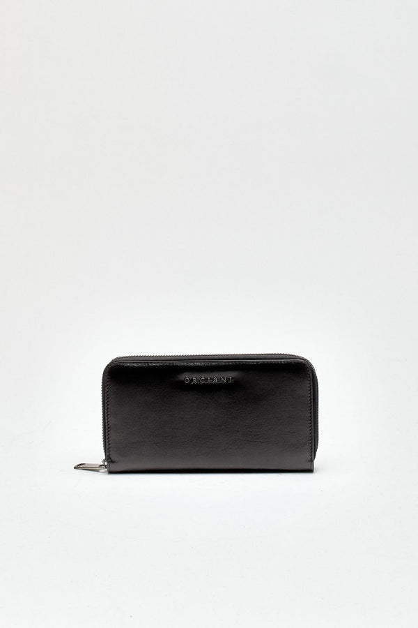 Portafoglio SD0047 GOTHAM in pelle nero donna Orciani