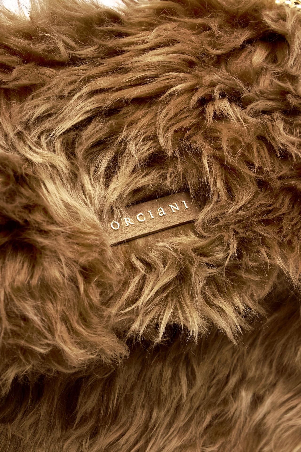 Borsa VENUS WOLF a spalla in terra donna Orciani - 4