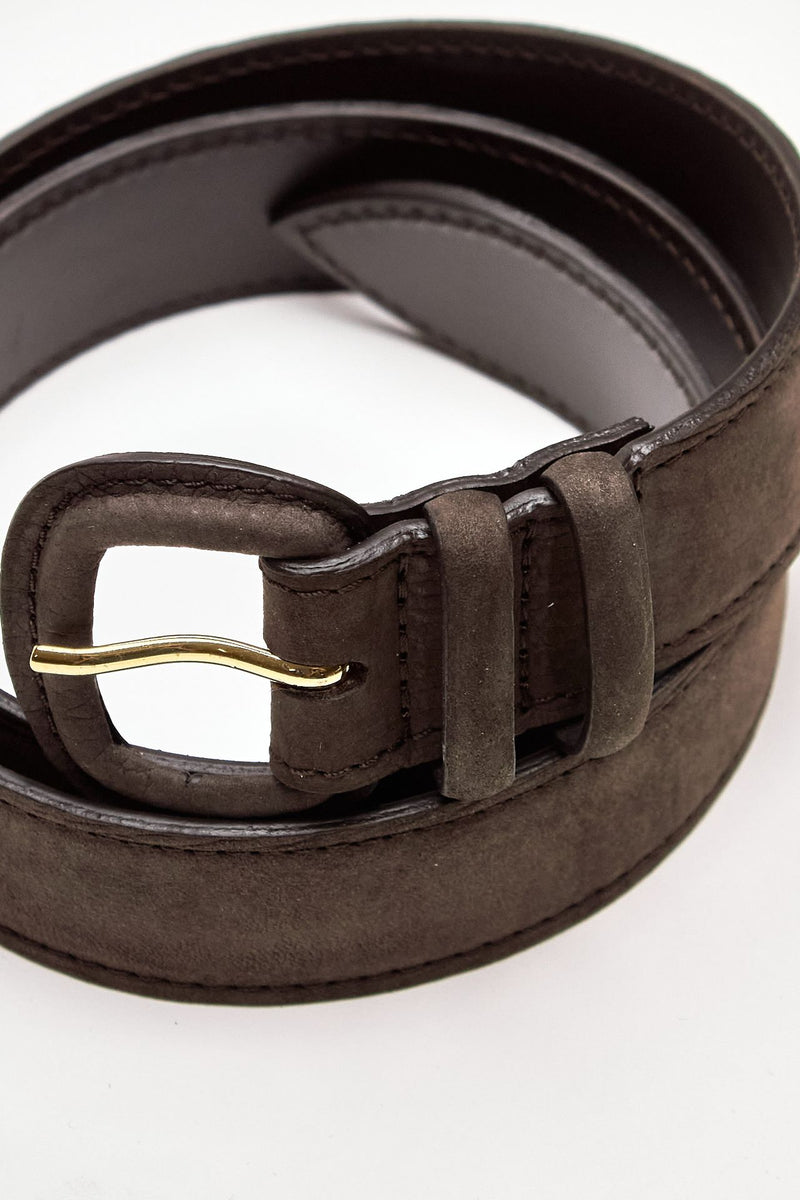 Cintura NABUCCO in pelle nabuk testa di moro donna Orciani - 3