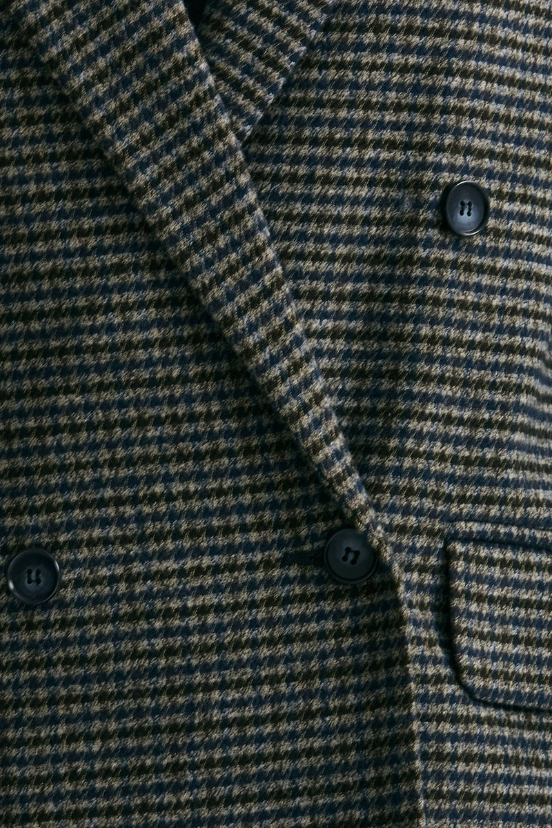 Giacca in galles Blu e marrone donna ( p - s ) - 7