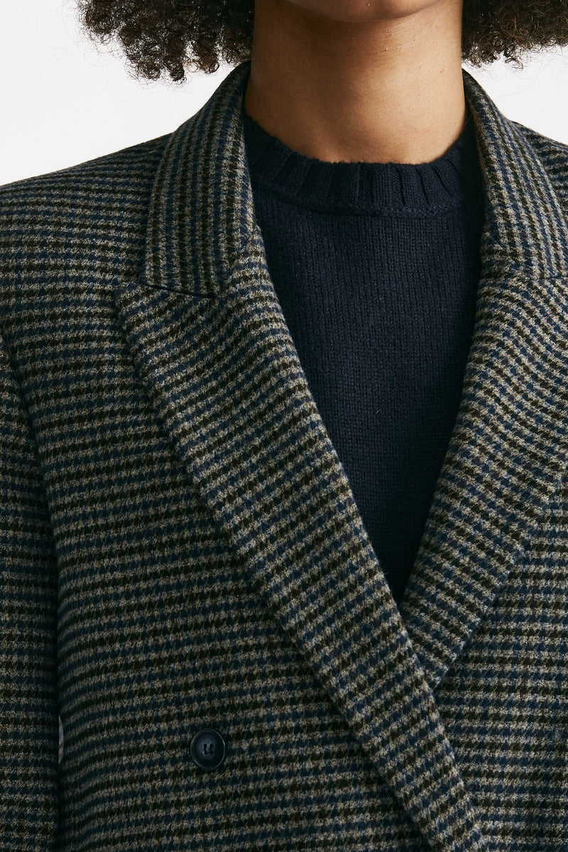 Giacca in galles Blu e marrone donna ( p - s ) - 8