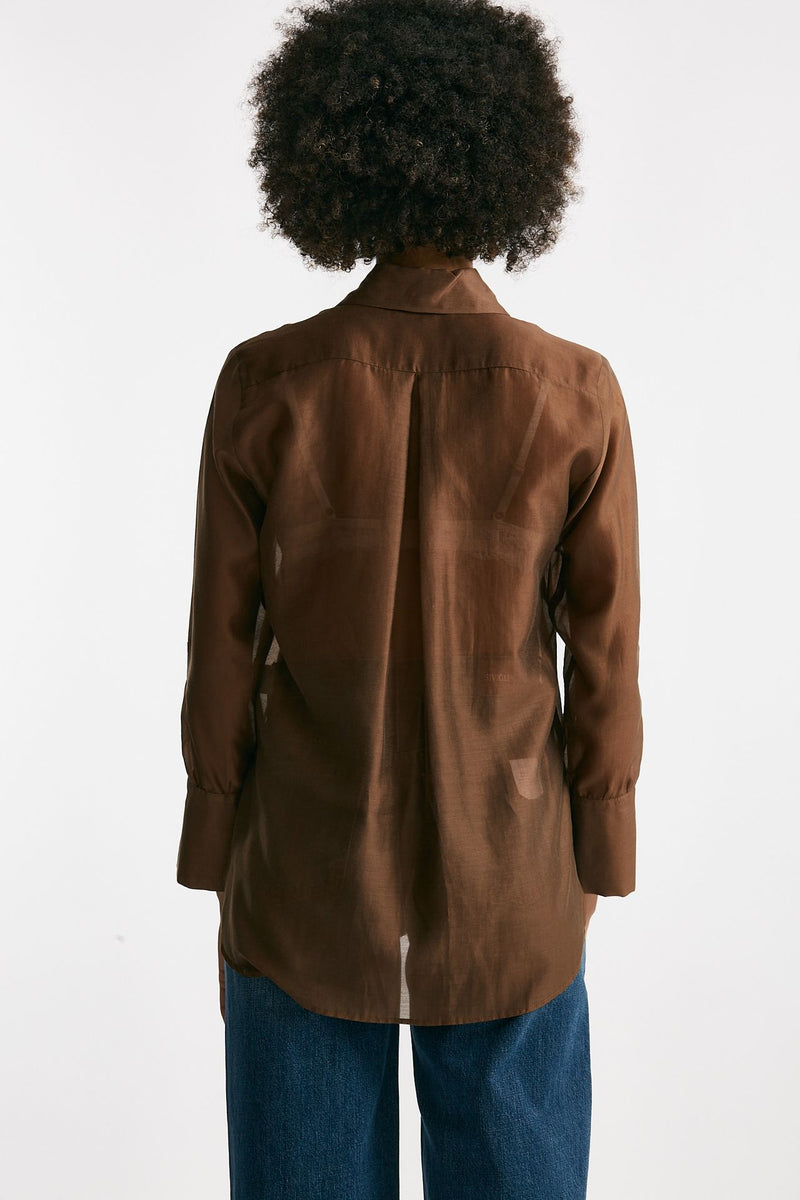 Camicia in voile cammello donna ( p - s ) - 3