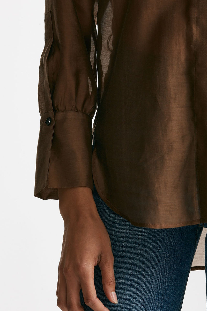 Camicia in voile cammello donna ( p - s ) - 6