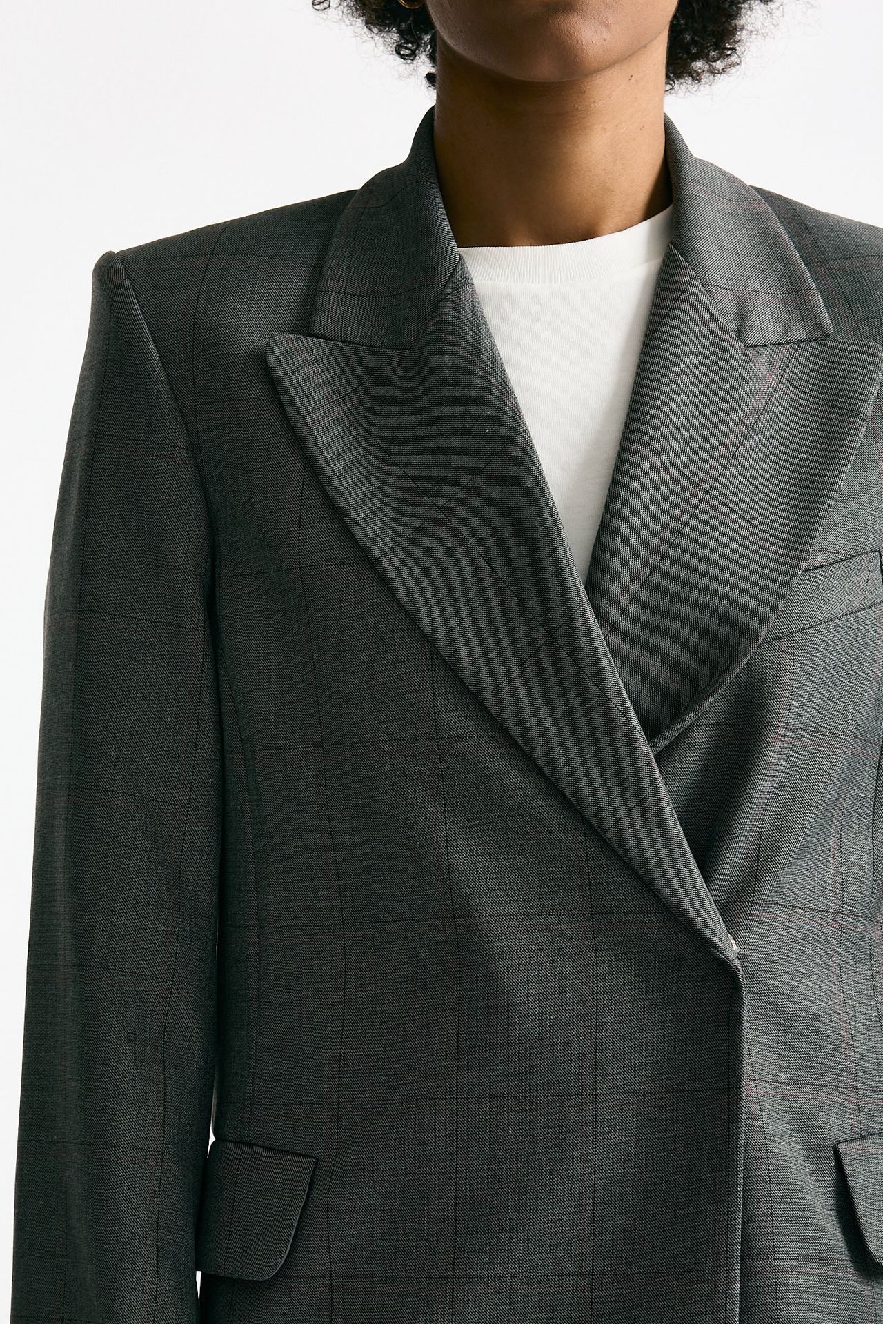 Giacca doppiopetto grigio e bordeaux donna ( p - s ) - 7