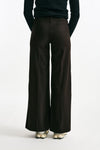 Pantalone palazzo marrone donna ( p - s ) - 3