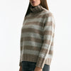 Maglia in lana rigata bicolor donna ( p - s ) - 7
