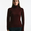 Dolcevita a costine bordeaux donna ( p - s ) - 6