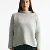 Maglia lupetto grigio melange donna ( p - s ) - 5