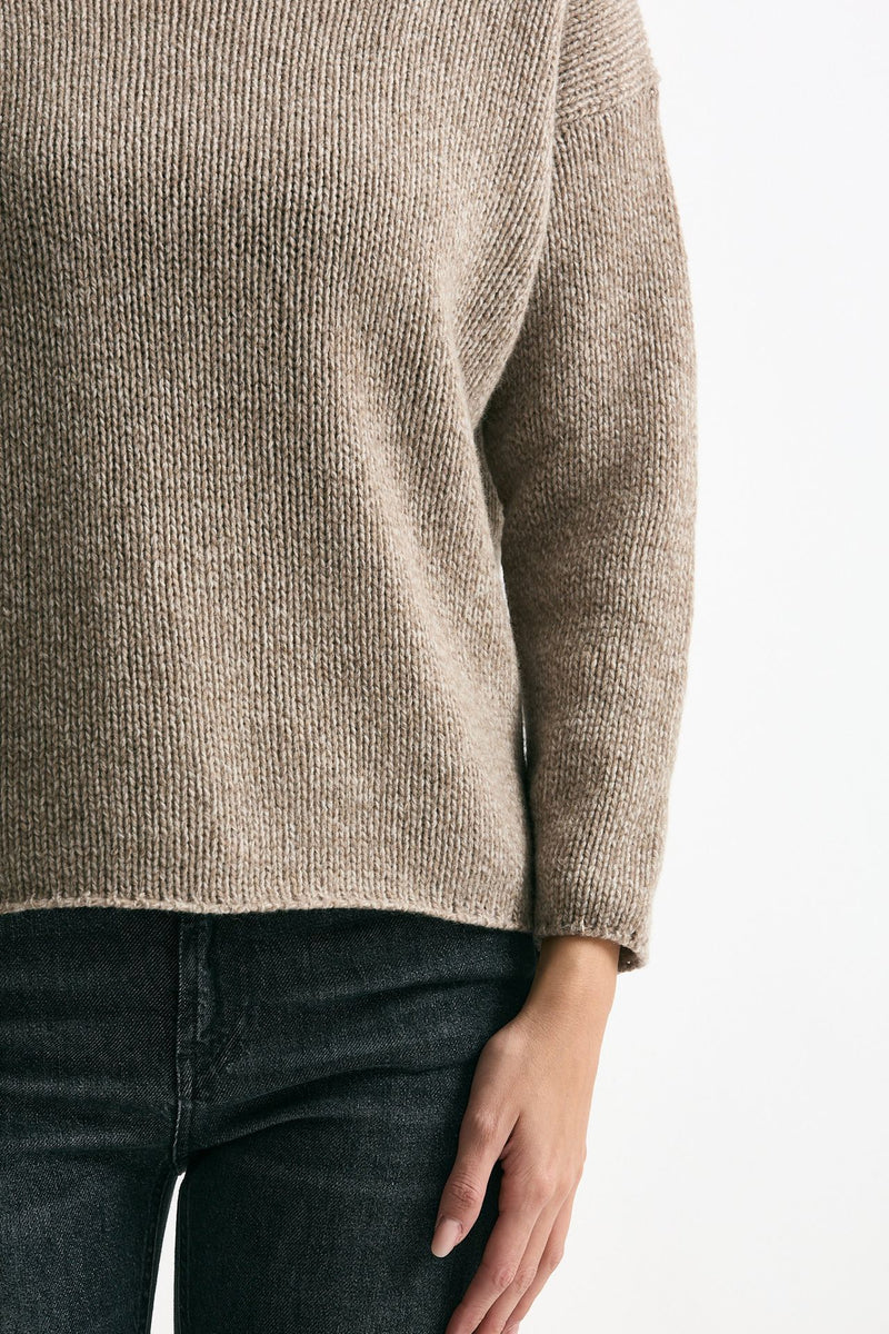 Maglia lupetto tortora donna ( p - s ) - 6