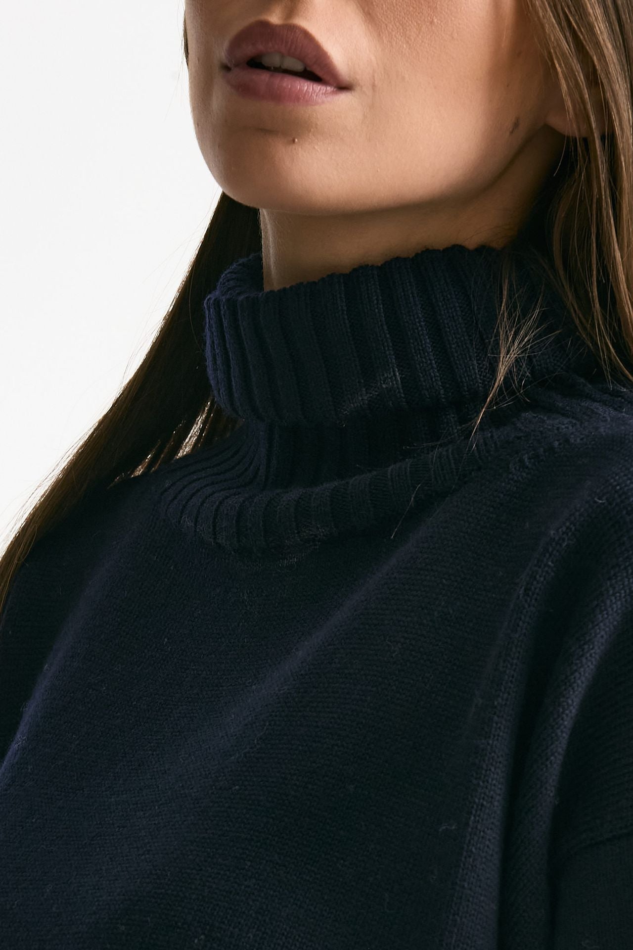 Maglia dolcevita blu donna ( p - s ) - 4