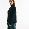 Maglia dolcevita in cashmere blu donna ( p - s ) - 1