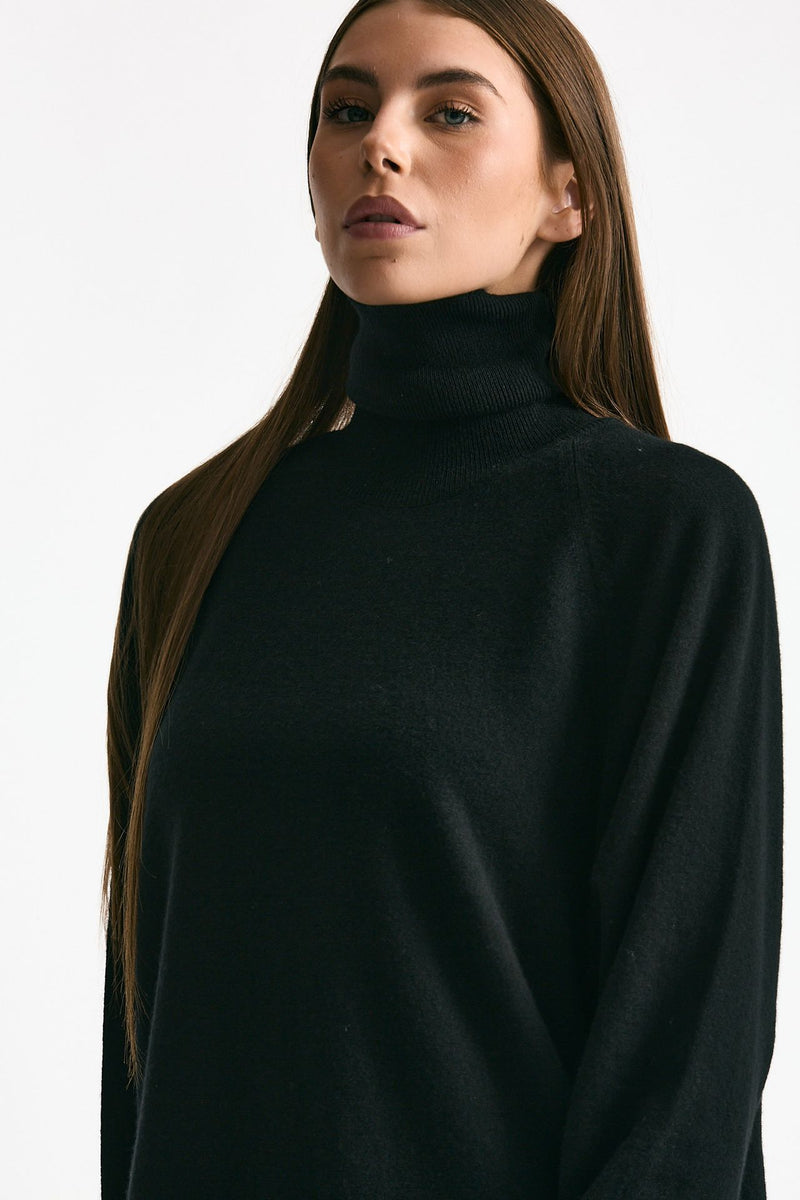 Abito in cashmere nero donna ( p - s ) - 4