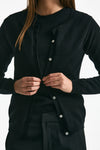 Cardigan in cashmere nero donna ( p - s ) - 5