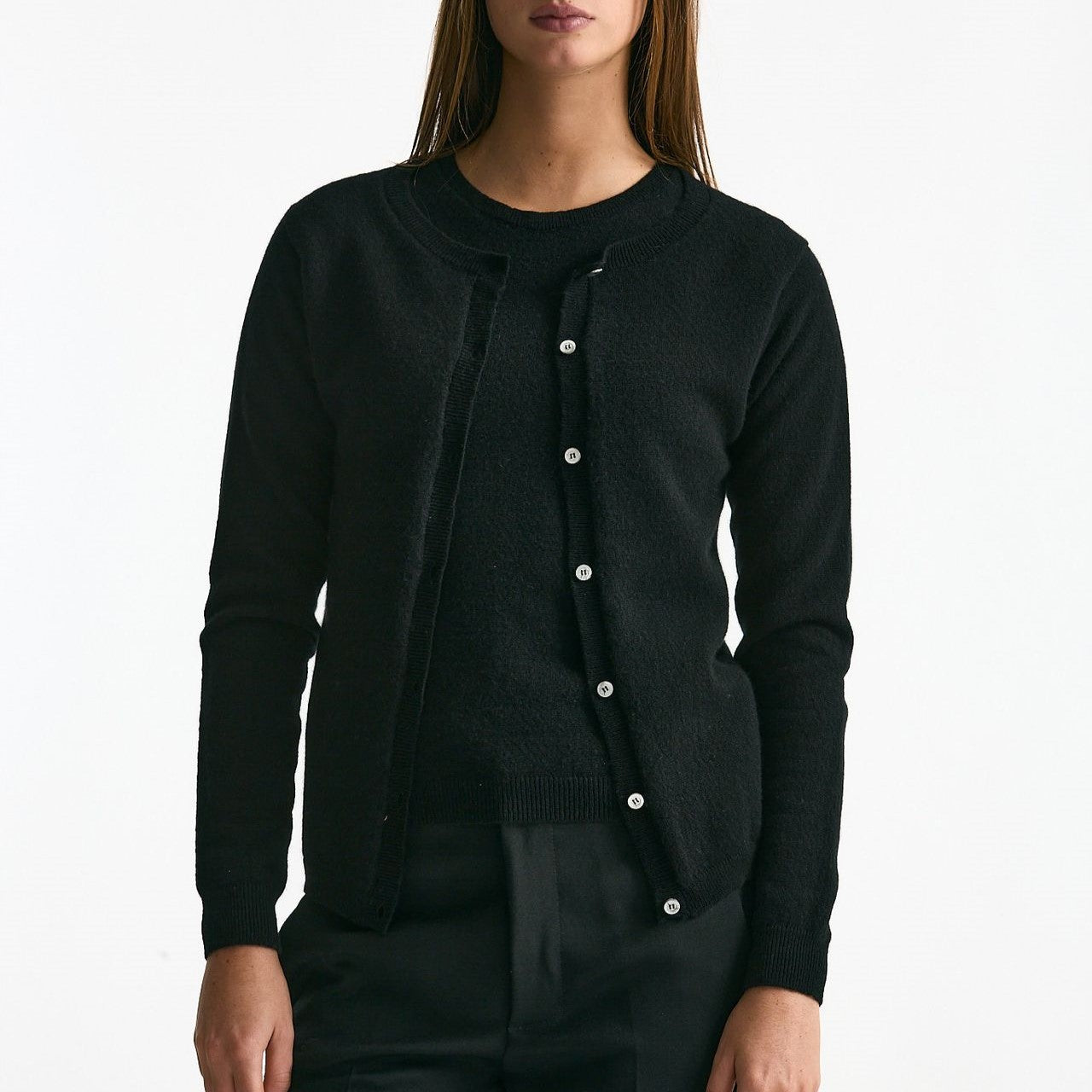 Cardigan in cashmere nero donna ( p - s ) - 6