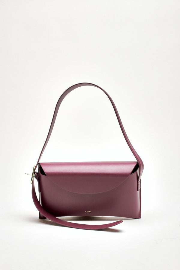Borsa AIDA in pelle burgundy donna Salce