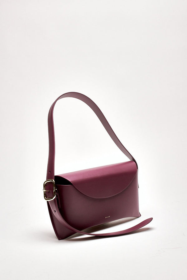 Borsa AIDA in pelle burgundy donna Salce