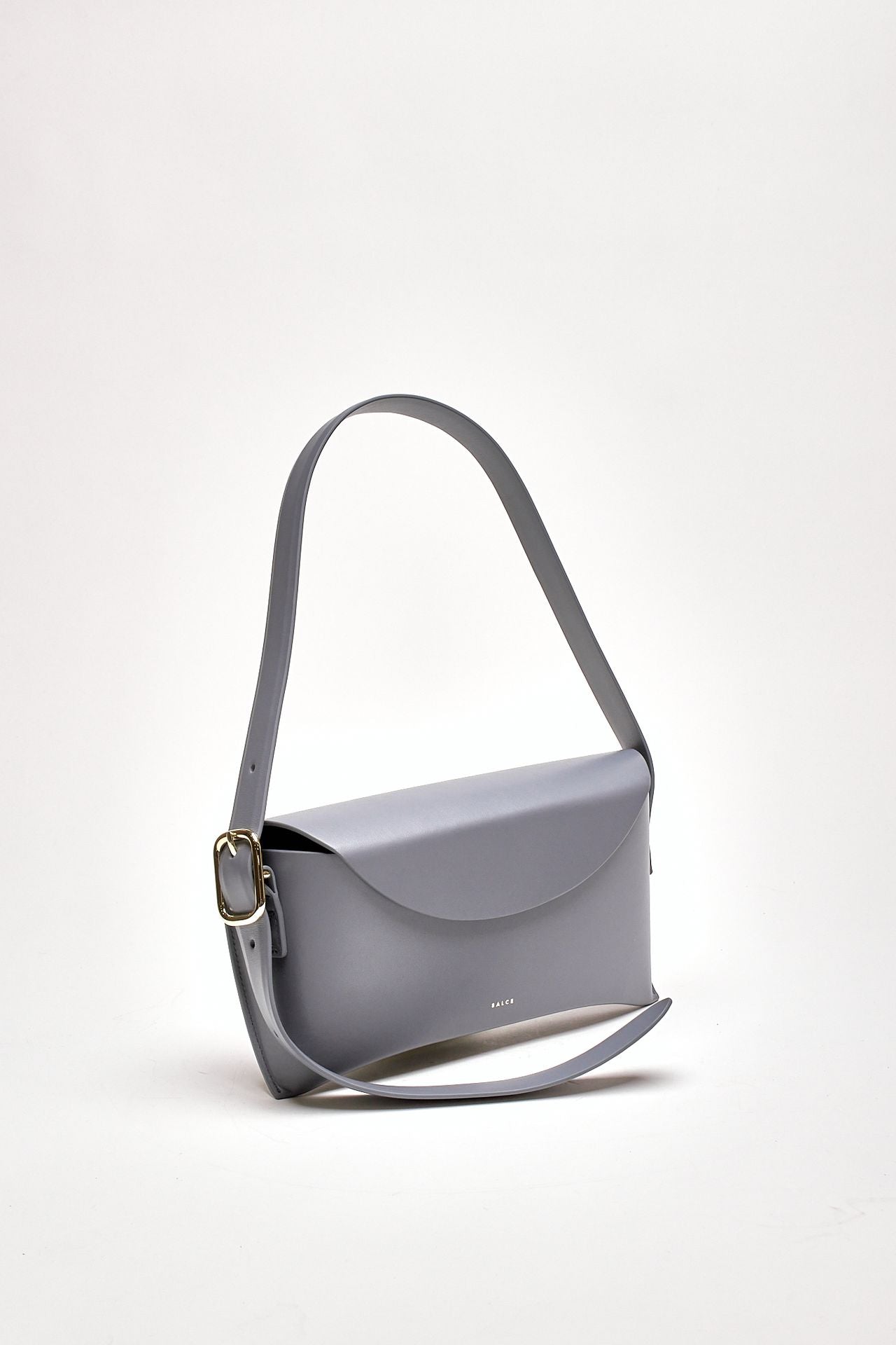 Borsa AIDA in pelle grigio donna Salce - 2