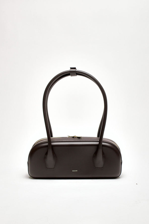 Borsa BIANCA ONE TONE in pelle chocolate donna Salce