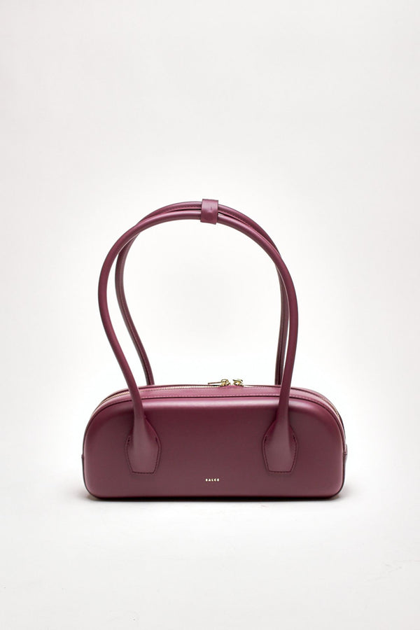 Borsa BIANCA ONE TONE in pelle burgundy donna Salce