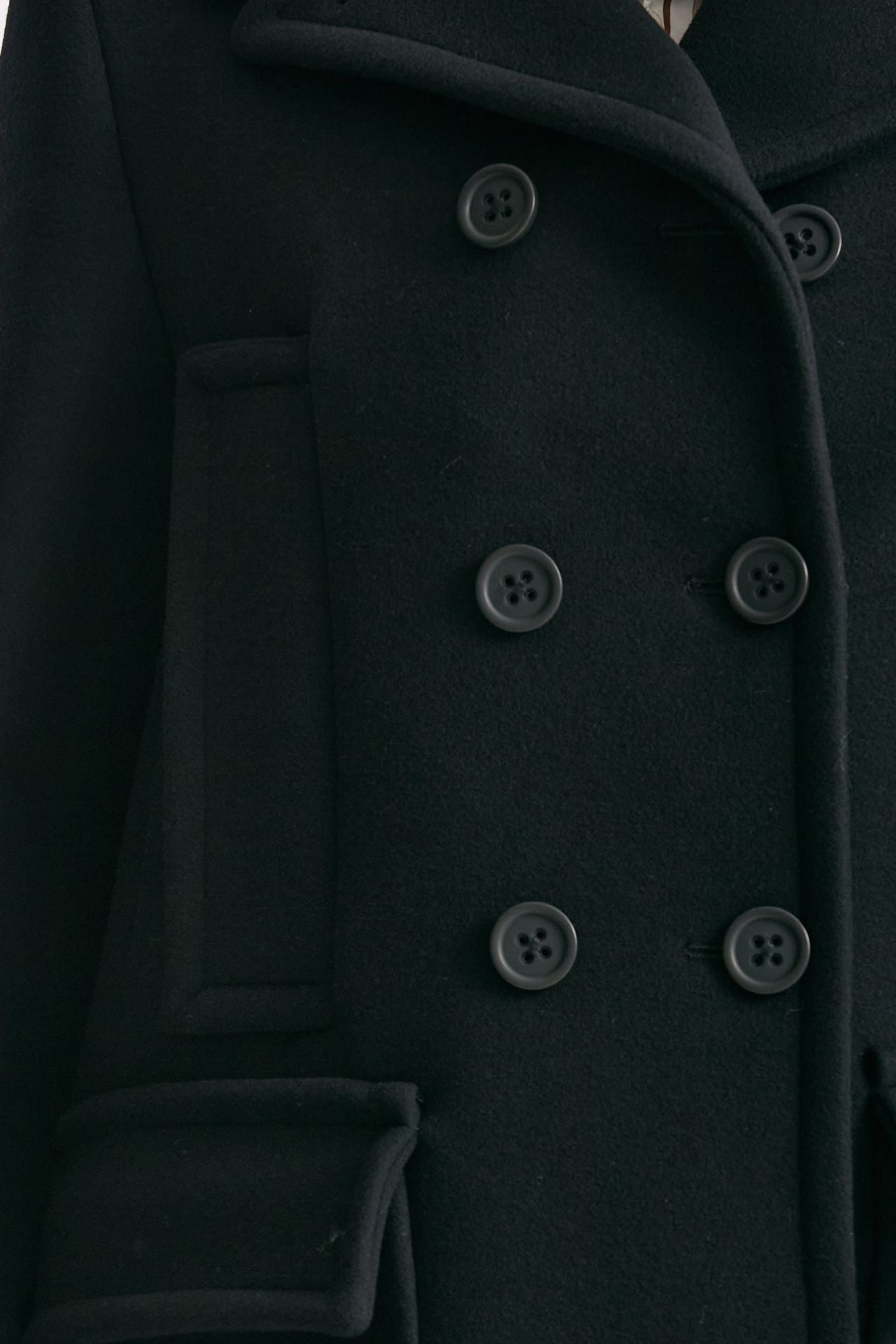 Caban doppiopetto nero donna Seafarer - 5