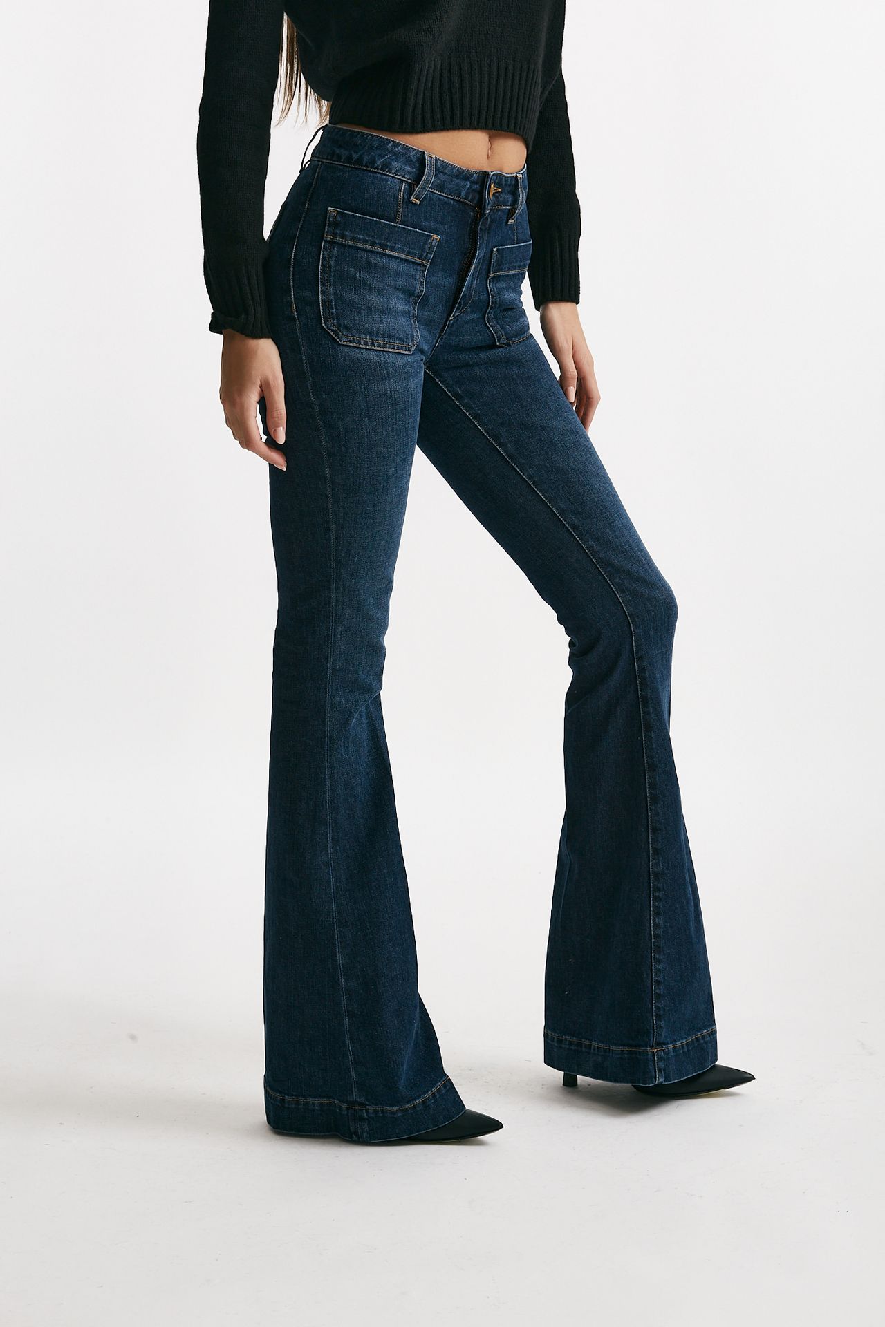 Jeans flare DELPHINE vita regolare donna Seafarer - 2