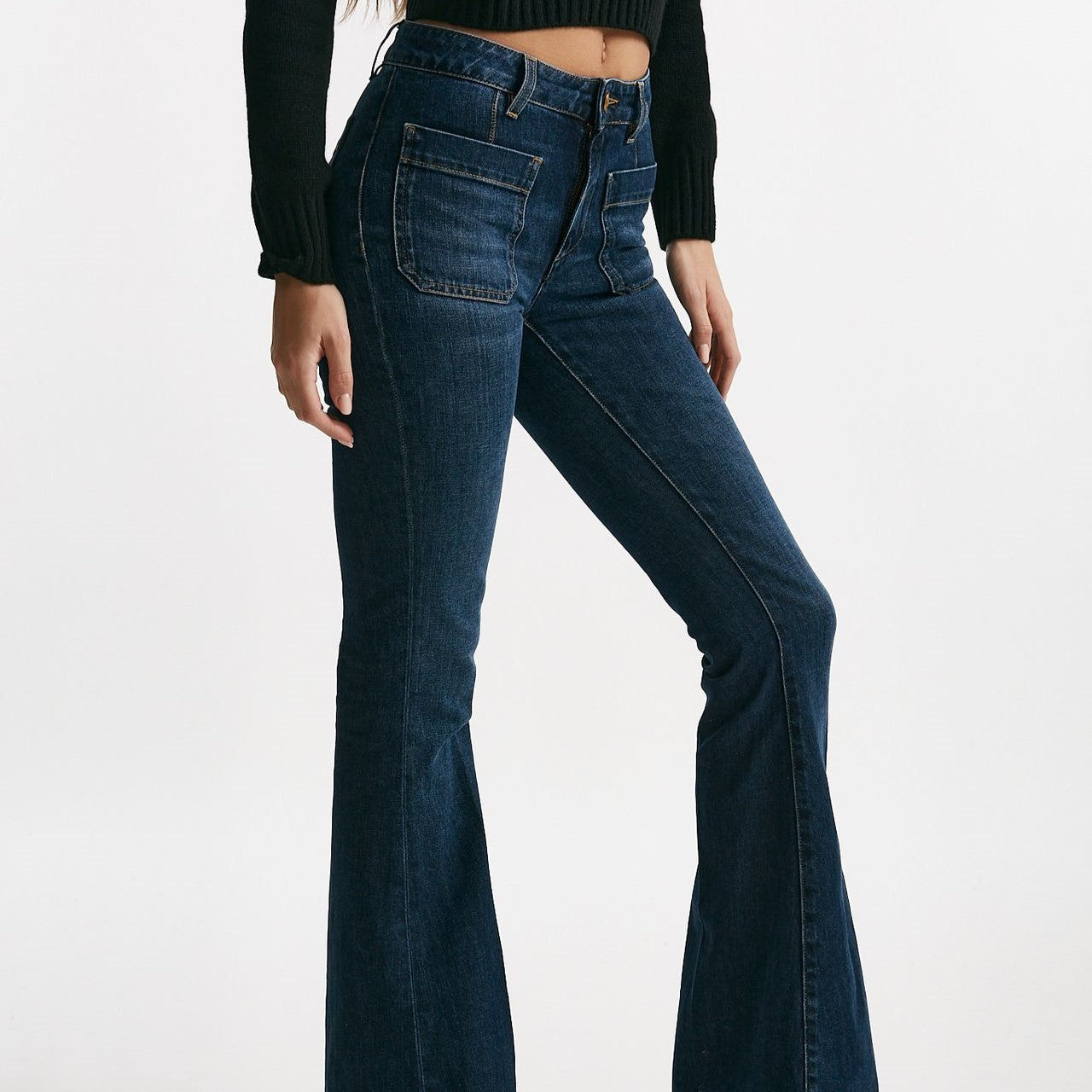Jeans flare DELPHINE vita regolare donna Seafarer - 8