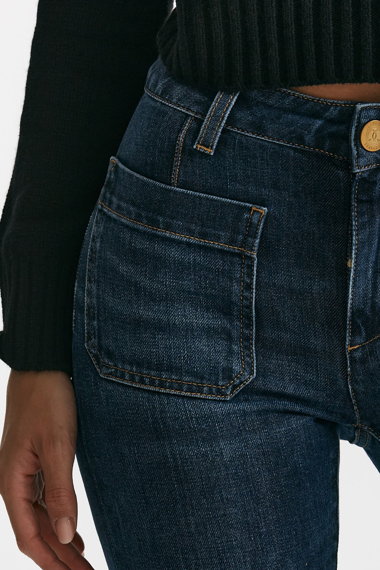 Jeans flare DELPHINE vita regolare donna Seafarer - 6