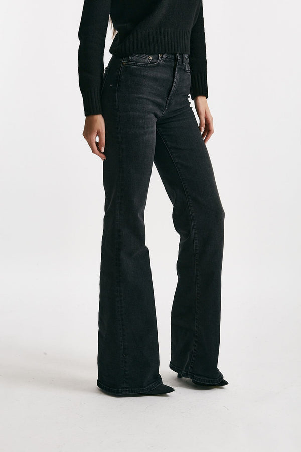 Jeans flare ORNELLA nero donna Siviglia