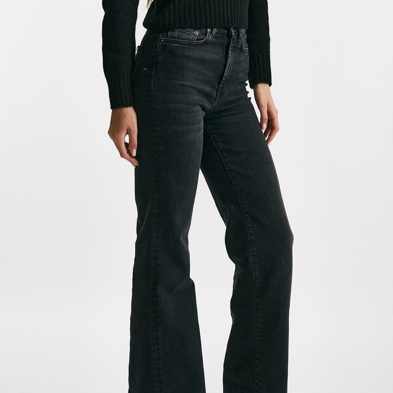 Jeans flare ORNELLA nero donna Siviglia - 7