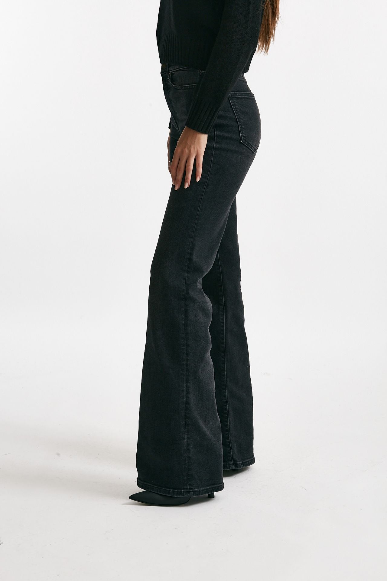 Jeans flare ORNELLA nero donna Siviglia - 4