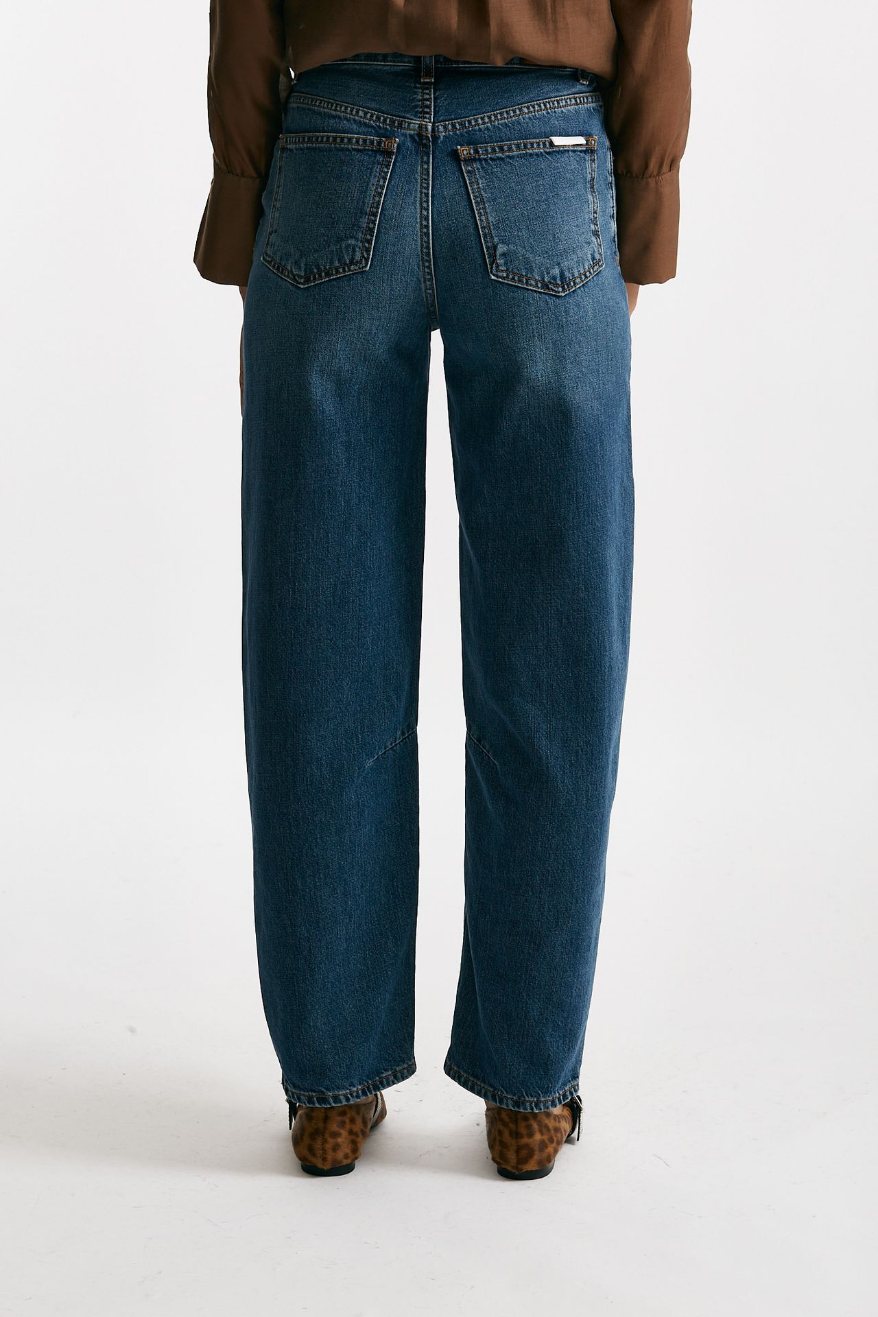 Jeans carrot vita alta donna Siviglia - 3